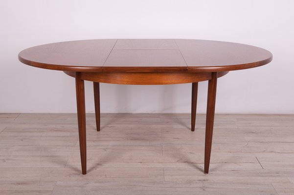 Mid Century Teak Round Fresco Dining Table From G Plan 1960s For At Pamono Mid Century Teak Round Fresco Dining, Round Extendable Dining Table Nz