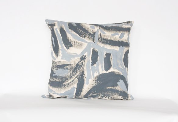 Grey Two Hue Painted Floor Cushion By Naomi Clark For Fort Makers