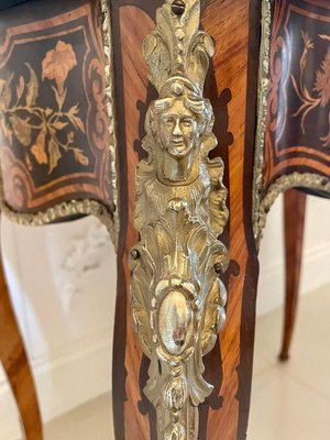 Antique Louis XV Tulipwood & Kingwood Jardiniere Table with Marquetry for  sale at Pamono