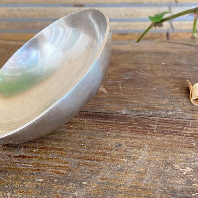 Louche Métal Argenté Vintage - Ustensile De Cuisine Déco Rétro