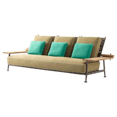 Fenc E Nature Outdoor Sofa In Steel, Babmar Outdoor Furniture
