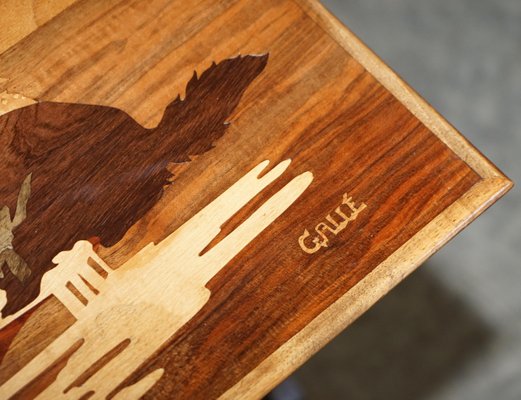 Art Nouveau Burr Walnut Cat Nesting Tables Set By Emile Galle For Sale At Pamono Art Nouveau Burr Walnut Cat Nesting Tables Set By Emile Galle For Sale At Pamono
