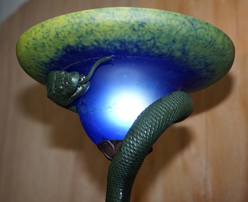 Edgar brandt snake lamp new arrivals