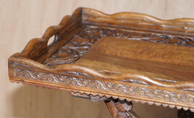 Wooden dinner tray sale table