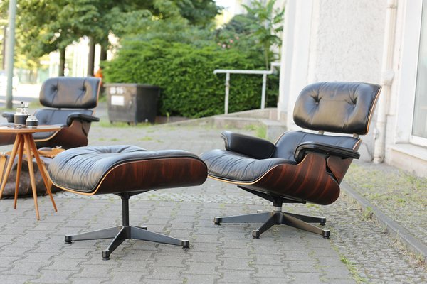 regel Medicinaal Meander Vintage Lounge Chair & Ottoman from Vitra, Set of 2 for sale at Pamono