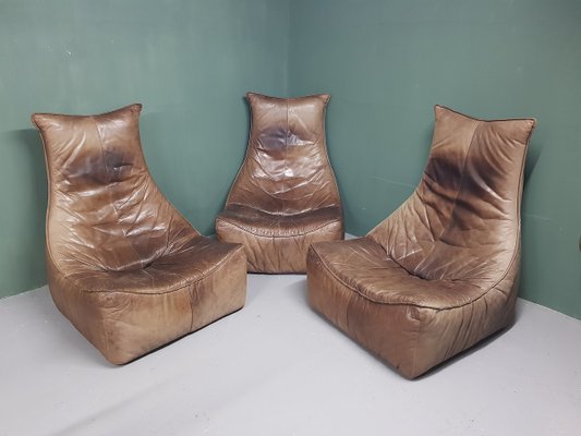 Bewonderenswaardig Briljant Luidruchtig The Rock Leather Lounge Chair by Gerard van den Berg, 1980s for sale at  Pamono