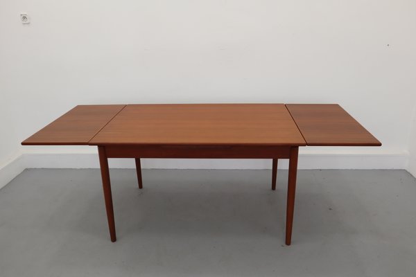 Mid-Century Danish Teak Extending Dining Table from Am Mobler for