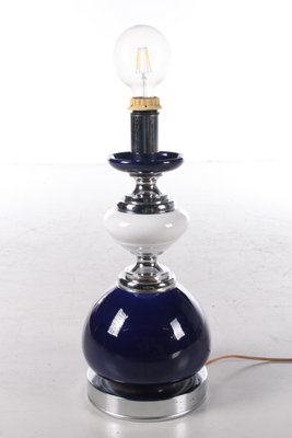 Vintage Lamp Base in Colored Glass 1960s