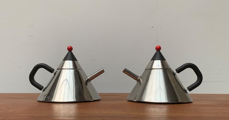 Bollitore postmoderno in acciaio inossidabile, Giappone, set di 2 in  vendita su Pamono