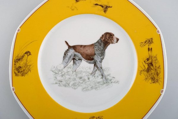 hermes dog plates