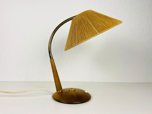 Teak Triangular Table Lamp Teak Triangular Table Lamp