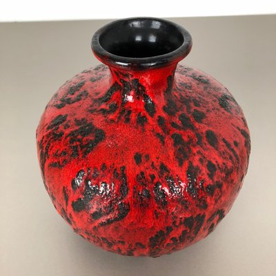Fat Lava Pottery Vase from Gräflich Ortenburg, Germany, 1960s for