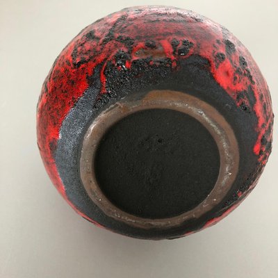 Fat Lava Pottery Vase from Gräflich Ortenburg, Germany, 1960s for