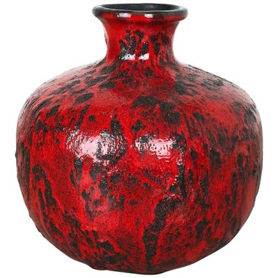 Fat Lava Pottery Vase from Gräflich Ortenburg, Germany, 1960s for