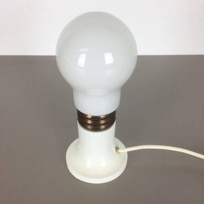 Small Italian Modernist Glass Bulb, Glass Bulb Table Lamp