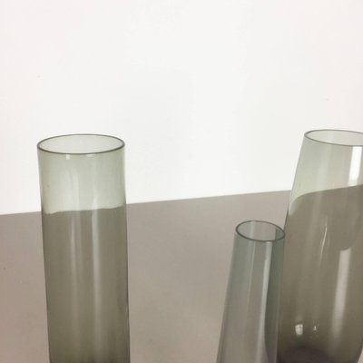 Vintage Turmalin Series Vases by Wilhelm Wagenfeld for WMF, Germany, 1960s, Set of 3 Vintage Turmalin Series Vases by Wilhelm Wagenfeld for WMF, Germany, 1960s, Set of 3