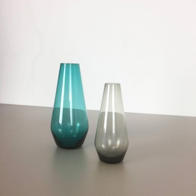 Turmalin Series Vases by Wilhelm Wagenfeld for WMF, Germany, 1960s, Set of 2 Turmalin Series Vases by Wilhelm Wagenfeld for WMF, Germany, 1960s, Set of 2