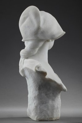 Marble Bust of Cosette with Marianne's 