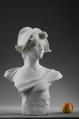Marble Bust of Cosette with Marianne's 