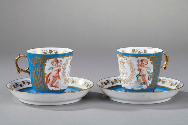 Retro Imperial European Coffee Cup Set Porcelain Tea Sets Luxury