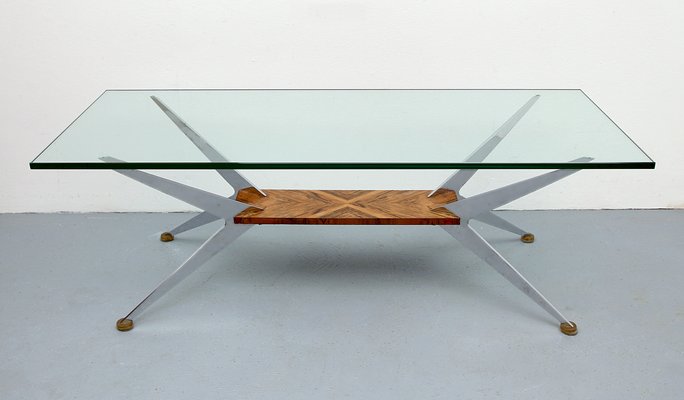 Folding glass 2024 coffee table