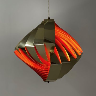 Danish Konkylie Pendant by Louis Weisdorf for Lyfa 1960s