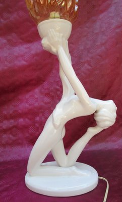 Art Deco Ballerina Lamp for sale at Pamono