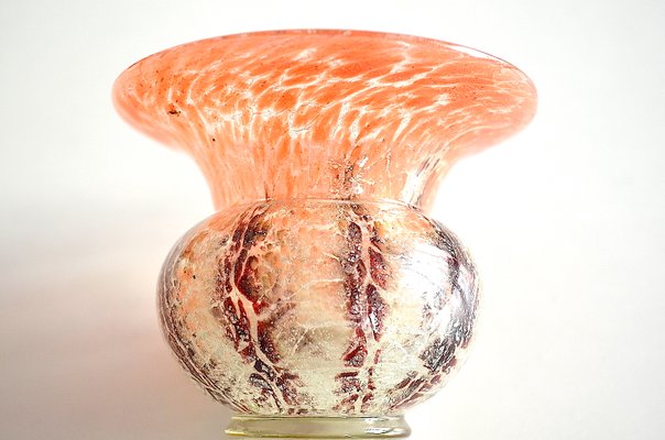 Ikora Glass Vase by Karl Wiedmann for WMF, 1930s for sale at
