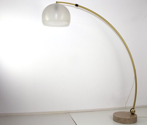 Italian Arc Floor Lamp By Goffredo, Mid Century Modern Arched Floor Lamp