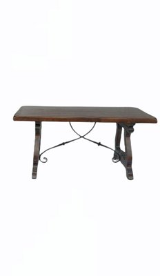 Rot iron dining sale table