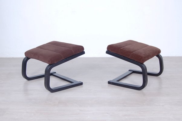 Boliden Armchairs with Footrest from Ikea 1999 Set of 4 for sale