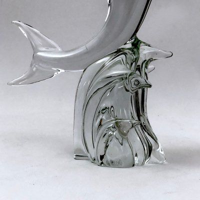 Large Mid-Century Murano Glass Dolphin by Licio Zanetti, 1960s for