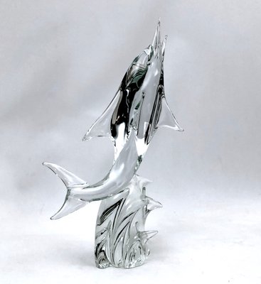 Delfino In Vetro Artigianale In Confezione Regalo – Ornamento Da Collezione, Vetreria Sarda, Design Casuale HD797