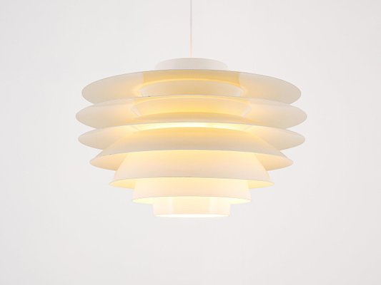 Large white Verona lamp by Svend Middelboe for Nordisk Solar for sale at  Pamono