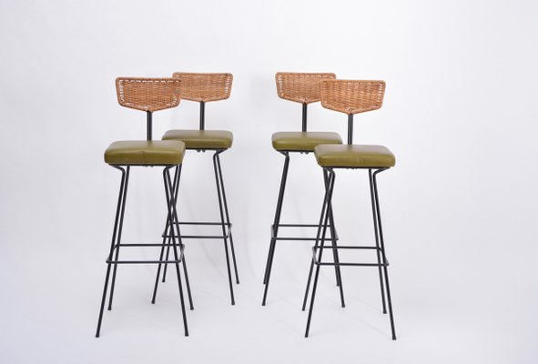Vintage mid century bar stools deals