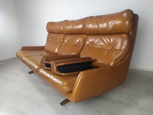 Vintage Scandinavian Leather Sofa For, Scandinavian Furniture Leather Chair