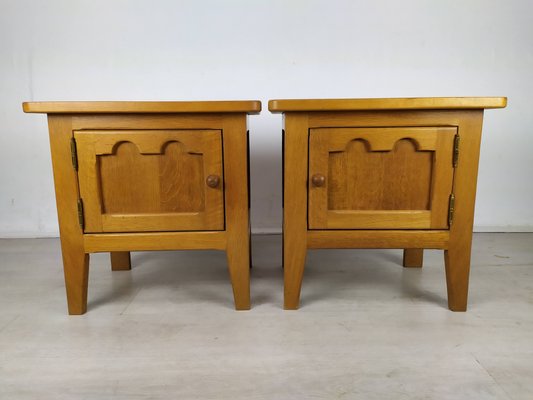 Oak nightstand set of 2 deals