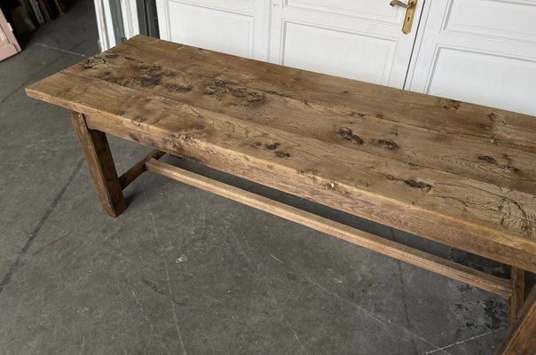 Rustic Oak Farmhouse Dining Table, Best Reclaimed Wood Dining Tables In Ecuador