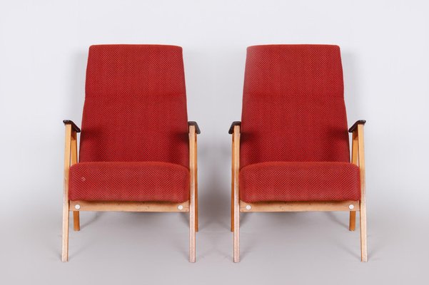 Red armchairs 2024 for sale