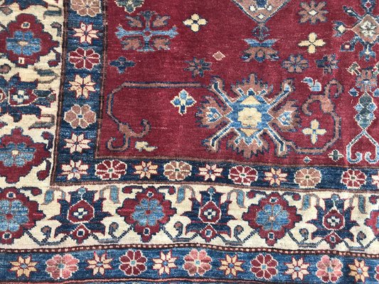 Vintage Chobi Afghan Rug For At Pamono, Teal Wool Rugs 9×12