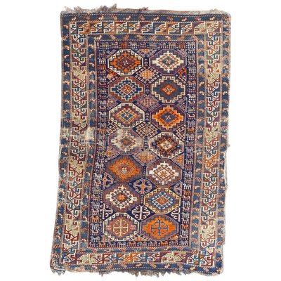 Ancien Tapis Caucasien Shirwan Lesghy De 1849 - Pièce De Collection Authentique