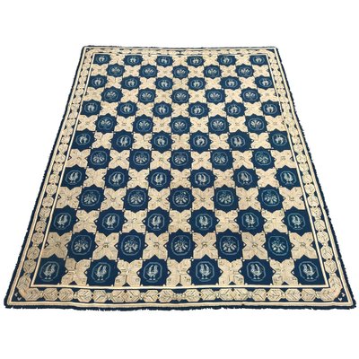 Flat Arraiolos Needlepoint Rug