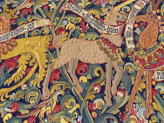 Artis flora - tapisserie murale médiévale 11/32 (1) - Médiéval - Coton