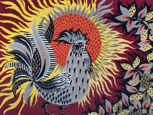 Vintage French Modern Needlepoint Tapestry for sale at Pamono