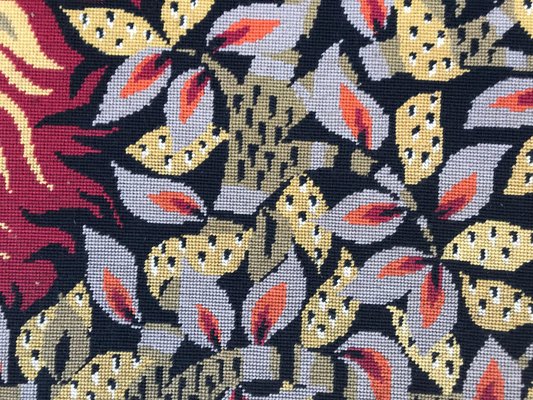 Lina フランス　アンティーク　タペストリー 大判 Vintage French Modern Needlepoint Tapestry for sale at Pamono