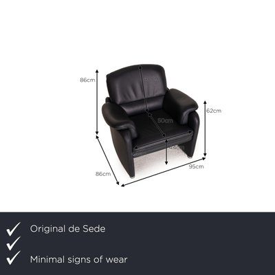 Dark Blue Leather Ds 320 Lounge Chair, How Can I Tell If My Chair Is Real Leather