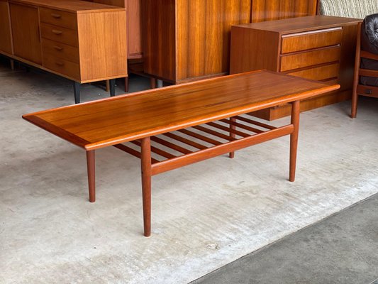 Mid-Century Teak Coffee Table by Grete Jalk, Denmark, 1960s for