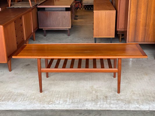 Mid-Century Teak Coffee Table by Grete Jalk, Denmark, 1960s for