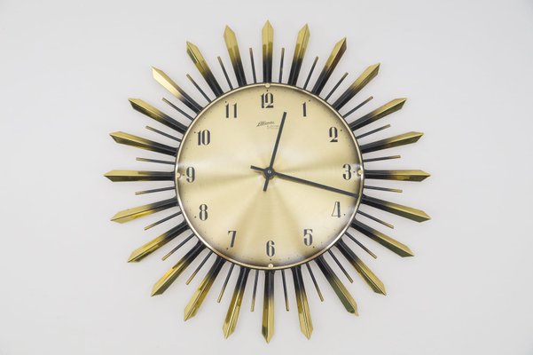 1950〜1960 UNITED Sunburst Clock 50s 60s 1950〜1960 UNITED Sunburst Clock 50s 60s