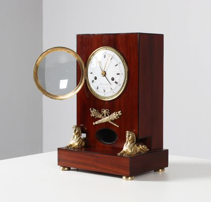 Veel hulp evenwicht French Empire Pendule d'Audience Mantel Clock for sale at Pamono